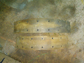 Brake pads Brake pads Brake pads VEB Takraf VTA DFG 6302 HG-A forklift trucks