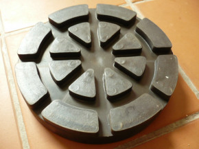lift pad, rubber pad, rubber plate for CASCOS Lifts (138mm x 25mm)