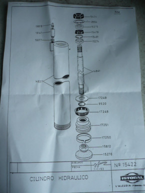 Seal Kit Gasket Hydraulic Cylinder 1542 ISTOBAL 4266000 42660-04 Lift