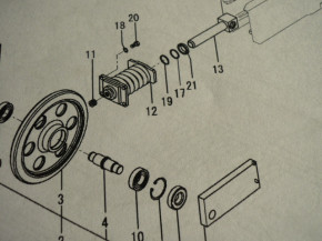 Sealing ring sealing kit Yanmar SV15 SV17 & B12 mini excavator 933125-38600 24315-000300