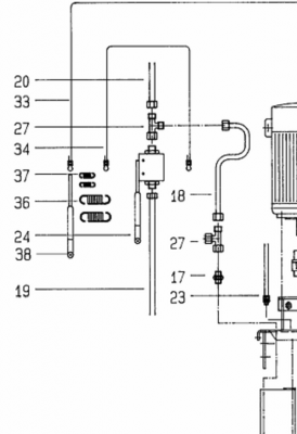 Original shift cable, control cable, safety cable for Nussbaum lift Type SPL 3500 4000  / SPL 3,5 / 4,0