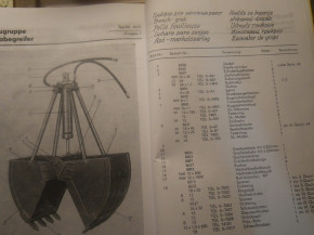 Seal kit for hydraulic cylinder VEB Orsta gripper T157 Universal charger (gripper cylinder type no. 8157)