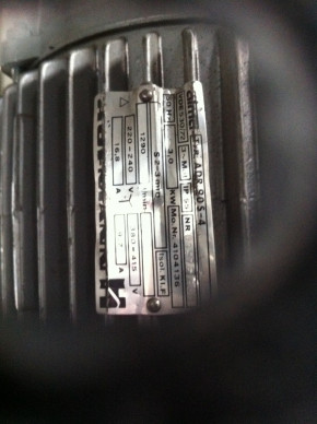 Motor electric motor drive control page Hofmann GTE 2500 / BTE 2500