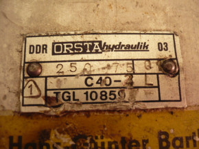 Orsta tandem pump hydraulic pump for VTA Forklift Takraf DFG 3202 N-A C40-2 L A6,3 L / DFG 3002 C40-2 L + A6,3 AL