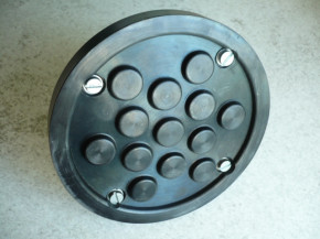 lift pad for IME Car lift Type 300/25 (152mm x 16mm, with steel insert)