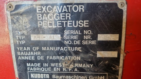 Sprocket wheel for travel motor Kubota KH41 / KH012 mini excavator 6851194130