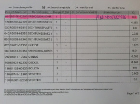 Swivel piece complete ROTARY JOINT Kubota KX41-2 RG108-62300