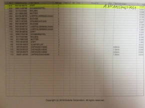 Pin socket pin locking pin connector pin Kubota KX41-3 RG13866770