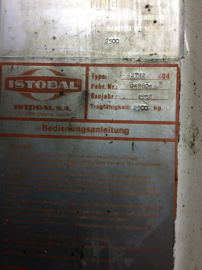 Sliding block sliding element sliding piece for ISTOBAL 42712-00 / 04 Blitz Sprint Lift