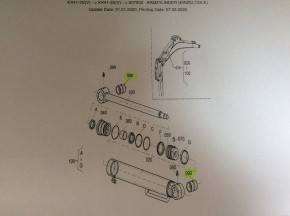 Bushing Steel bush bearing bushing Plow cylinder bush Kubota KX41-3 mini excavator RG03867660