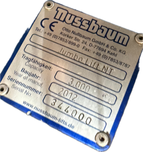 Nußbaum SL NT Lift Transformer / Isolation Transformer – Control Unit 990659