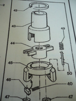 Lifting nut for Hofmann Duolift Type GS 300/320, GSE 300/320, GT 280, G 280 DL-G, GBT