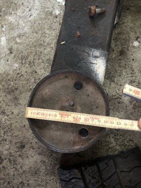 Support plate Rubber pads Lift Pad RAV Ravaglioli Type KPN 305 D / KPN 305 I/IR / Beissbarth Romeico R 224 bis R 236 (147mm x 26mm)