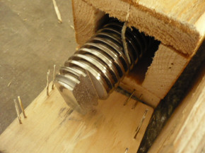 Spindle threaded rod spindle drive Hofmann MTF 3000 2 post lift Duolift