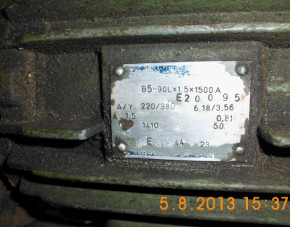 Electric motor 22mm shaft Exchange motor Motor VEM Thurm ETM DDR Takraf Lunzenau