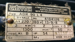 Motor electric motor drive control page Hofmann GTE 2500 / BTE 2500