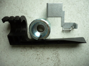 Plain bearing flange adapter replacement spindle bearing Nussbaum SL 2.25 2.32 / SLE 2.25 2.30 2.32 2.40 2.50 bottom with DU bearing 20/20