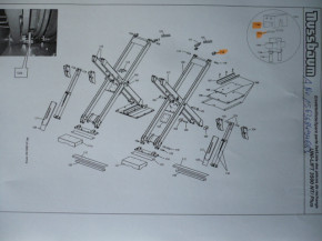 Sliding disc sliding piece sliding block nussbaum Unilift Uni-Lift 3500