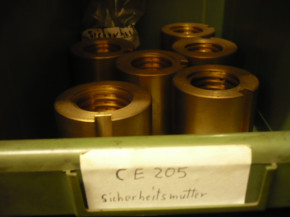 safety nut for AFIT Sopron type CE 205, CE 206 H / AFV Sopron CE 205 / CE 205T lift (with trapezoidal thread 49x6)