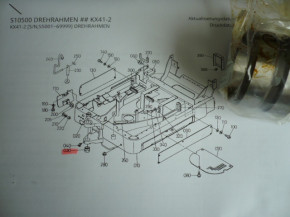 Steel bush bearing bush Kubota 41-2 mini excavator boom bracket 6972141130