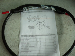 Cable dozer blade Bowden cable control cable Kubota KX41-2 mini excavator 6839165560