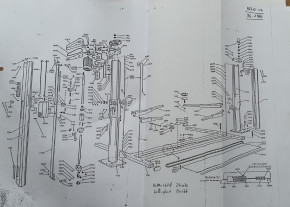 Sliding block sliding element sliding piece for ISTOBAL 42712-00 / 04 Blitz Sprint Lift