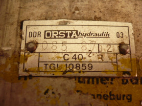 Orsta tandem pump hydraulic pump for VTA Forklift Takraf DFG 3202 N-A C40-2 R