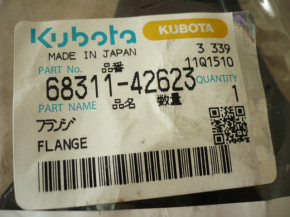 Flange drive flange Kubota KX41 KX61-2 mini excavators 6831142620 6831142623
