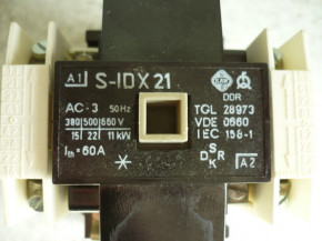 Contactor air contactor power contactor S-IDX 21 220V 60A VEB EAW DDR IFA