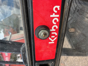 Locking bolt door stop door lock cabin lock Kubota KX61-3 / KX101-3 Alpha 3 excavator RG51846290