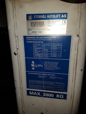ribbed v-belt, flat belt, drive belt for Stenhoj Lift type 2.30M 097001 / 2.30F 099527