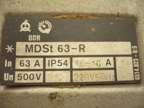Control box, control cabinet DDR VEB MDSt 63-R for various lifts