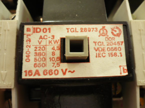 Control box, control cabinet DDR VEB MDSt 16-R for various lifts