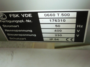 Control box, control cabinet for Zippo Lift inter alia type 1130