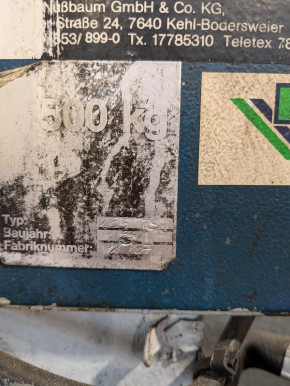 Contactor Air Contactor Power Contactor Nussbaum TTS 2.35 SEL 2.25