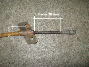 Original Brake cable, bowden cable for Takraf VTA DFG 3202 /N fork-lift truck