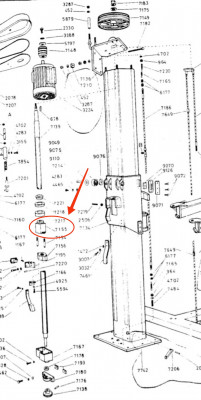 load nut, lift nut for ISTOBAL 42714 42712-00 Lift 7121 / Part number is 007155