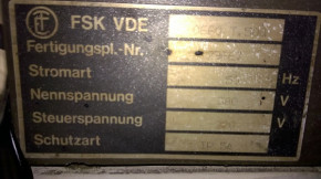 up/down switch MWH Consul 2.25 2.50 lift H049 H052 H105 H109 H142 H143 H146 H165 H169 H200 H238 H300 H365 (with cable and floor mounting)