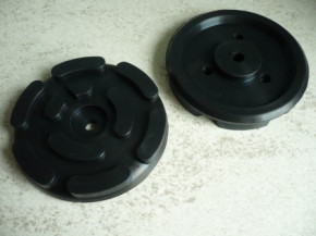 lift pad, rubber pad, rubber plate for OMCN A, AXR, C, CXR, Q, N, NXR, XR, B, BXR, P, F, FXR, O, OXR,H, HXR (148mm x 24mm with center hole and metal insert)