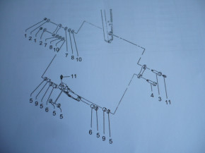 Bushings Bolt Set Seal Rings bucket pin set Yanmar B50 mini excavator ADC01500