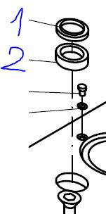 Support flange rack bearing ring Autop underfloor platform Masterlift ML-4S AF/RF