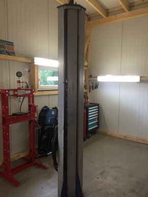 rubber strip to the spindle cover column for Zippo Lift i.a. type 1250 1590 LS (right side)