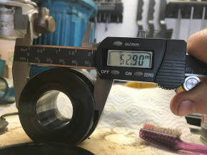 gasket kit, seal kit for VEB 1.5 tons DDR Takraf Car Lift / Takraf Lunzenau scissor lift (rod = 40 mm diameter) / MZG 40 / MDK 504