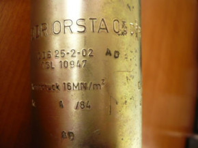 VEB DFG 6302 forklift Takraf ADK 125 mobile crane Orsta hydraulic valve DDR pressure relief valve CNS25-2-02