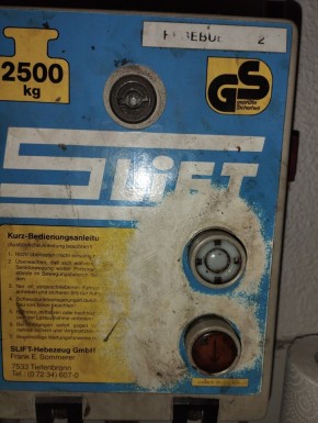 Sealing kit for Slift Duett DH-R 2,5 / 8 / DH / K 2,5 / 1800 type 5 KN HY underfloor lift