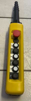 Telemecanique XAC A882H44 pendant control switch, control bottle, hand control, crane control