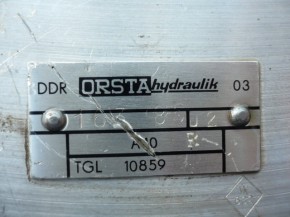 Orsta gear pump / hydraulic pump VTA Takraf DFG 3202 N-A Orsta Hydraulik A10 R