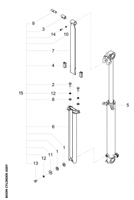 Sliding piece, guide rail, protective guide slide for Yanmar SV16 mini excavator 172AYA72080