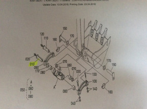 Pin socket pin locking pin connector pin Kubota KX41-3 RG13866770