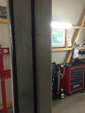 rubber strip to the spindle cover column for Zippo Lift i.a. type 1250 1590 LS (right side)